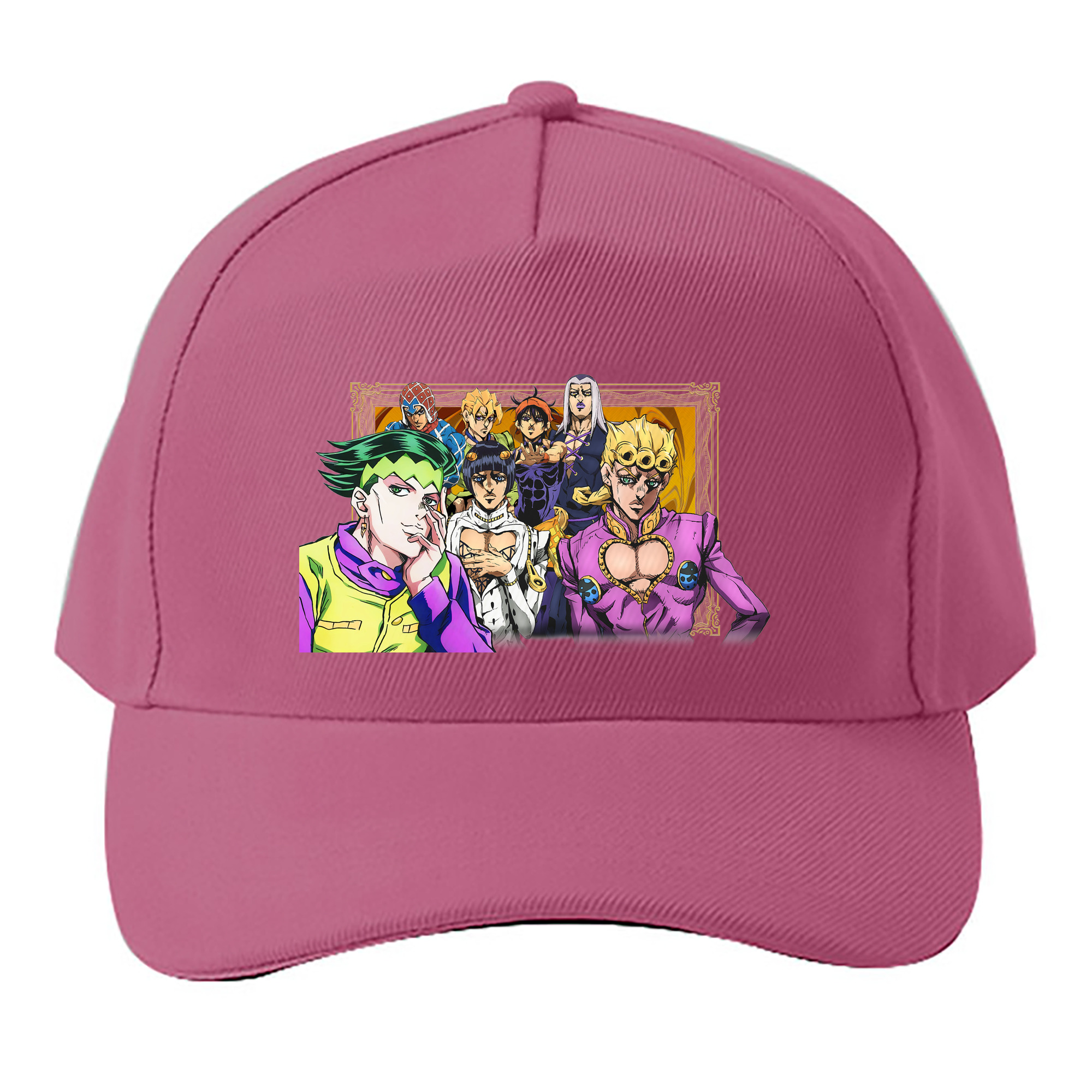 （画像用） ジョジョの奇妙な冒険 ジョルノ?ジョバァーナ JoJo's Bizarre Adventure Giorno Giovanna ベースボールキャップ 綿100％ 男女兼用 帽子 スポーツ